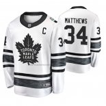 Camiseta Hockey 2019 All Star Toronto Maple Leafs Auston Matthews Blanco