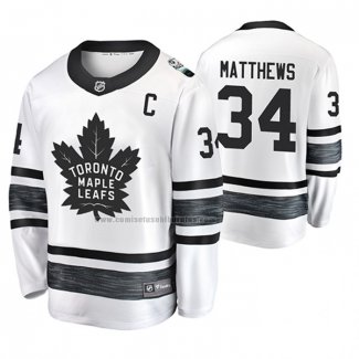 Camiseta Hockey 2019 All Star Toronto Maple Leafs Auston Matthews Blanco