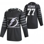 Camiseta Hockey 2020 All Star Tampa Bay Lightning Victor Hedman Autentico Gris