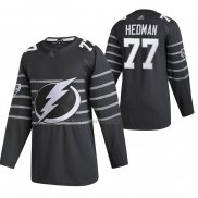 Camiseta Hockey 2020 All Star Tampa Bay Lightning Victor Hedman Autentico Gris
