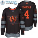 Camiseta Hockey America del Norte Colton Parayko Premier 2016 World Cup Negro