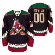Camiseta Hockey Arizona Coyotes Personalizada Phoenix Heritage Vintage Negro