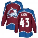Camiseta Hockey Colorado Avalanche Kadri Primera Autentico Rojo