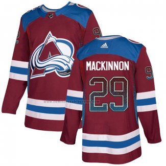 Camiseta Hockey Colorado Avalanche Nathan Mackinnon Drift Fashion Rojo