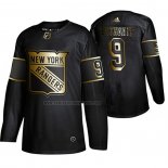 Camiseta Hockey Golden Edition New York Rangers Andy Bathgate Retired Jugador Autentico Negro