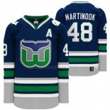 Camiseta Hockey Hartford Whalers Jordan Martinook Heritage Night Throwback Azul