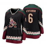 Camiseta Hockey Mujer Arizona Coyotes Jakob Chychrun Heritage Alterno Breakaway Negro