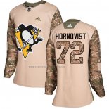 Camiseta Hockey Mujer Pittsburgh Penguins Patric Hornqvist Autentico 2017 Veterans Day Camuflaje