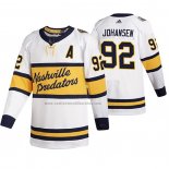 Camiseta Hockey Nashville Predators Ryan Johansen Breakaway Jugador Retro 2020 Winter Classic Blanco