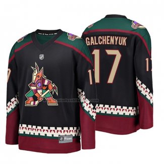 Camiseta Hockey Nino Arizona Coyotes Alex Galchenyuk Alterno Breakaway Negro