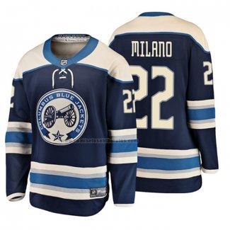 Camiseta Hockey Nino Columbus Blue Jackets Sonny Milano 2019 Alterno Breakaway Azul