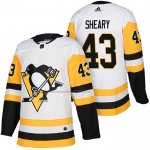 Camiseta Hockey Pittsburgh Penguins Conor Sheary Autentico Segunda 2018 Blanco