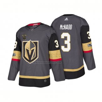 Camiseta Hockey Vegas Golden Knights Brayden Mcnabb Steel Vegas Centennial 2017-2018 Gris