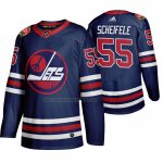 Camiseta Hockey Winnipeg Jets Mark Scheifele Heritage Classic 2019-20 Azul