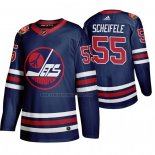 Camiseta Hockey Winnipeg Jets Mark Scheifele Heritage Classic 2019-20 Azul