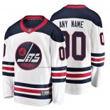 Camiseta Hockey Winnipeg Jets Personalizada Heritage Breakaway Blanco