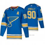 Camiseta Hockey 2020 All Star St. Louis Blues Jaden Schwartz Primera Autentico Azul