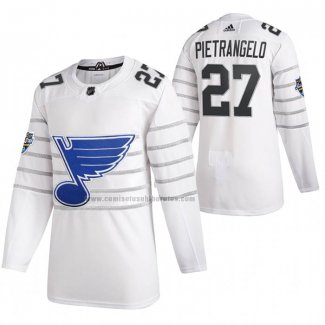 Camiseta Hockey 2020 All Star St. Louis Blues Alex Pietrangelo Autentico Blanco