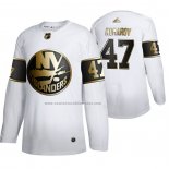 Camiseta Hockey Golden Edition New York Islanders Leo Komarov Limited Blanco