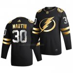 Camiseta Hockey Golden Edition Tampa Bay Lightning Spencer Martin Limited Autentico 2020-21 Negro