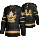 Camiseta Hockey Golden Edition Toronto Maple Leafs X OVO Morgan Rielly Limited Negro