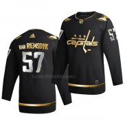 Camiseta Hockey Golden Edition Washington Capitals Trevor Van Riemsdyk Limited Autentico 2020-21 Negro