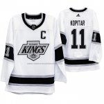 Camiseta Hockey Los Angeles Kings Anze Kopitar Heritage Throwback Blanco