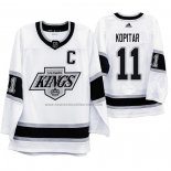 Camiseta Hockey Los Angeles Kings Anze Kopitar Heritage Throwback Blanco