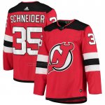 Camiseta Hockey New Jersey Devils Cory Schneider Primera Autentico Rojo