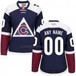 Camiseta Hockey Nino Colorado Avalanche Personalizada Reebok Azul