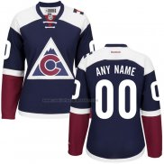 Camiseta Hockey Nino Colorado Avalanche Personalizada Reebok Azul
