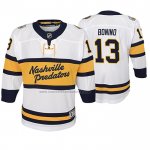Camiseta Hockey Nino Nashville Predators Nick Bonino Replica Jugador 2020 Winter Classic Blanco Camiseta Hockey Nino Nashville Predators Nick Bonino Replica Jugador 2020 Winter Classic Blanco