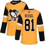 Camiseta Hockey Pittsburgh Penguins Phil Kessel Alterno Autentico Oro