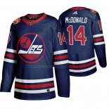 Camiseta Hockey Winnipeg Jets Ab Mcdonald Heritage Classic 2019-20 Azul