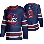 Camiseta Hockey Winnipeg Jets Bobby Hull Heritage Classic 2019-20 Azul