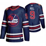 Camiseta Hockey Winnipeg Jets Bobby Hull Heritage Classic 2019-20 Azul