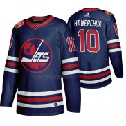 Camiseta Hockey Winnipeg Jets Dale Hawerchuk Heritage Classic 2019-20 Azul